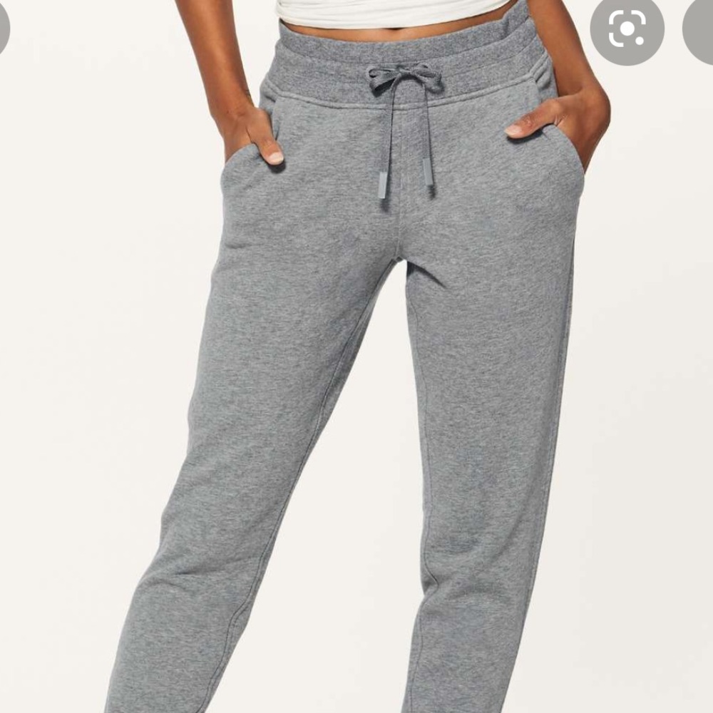 lululemon athletica Gray Drawstring Joggers